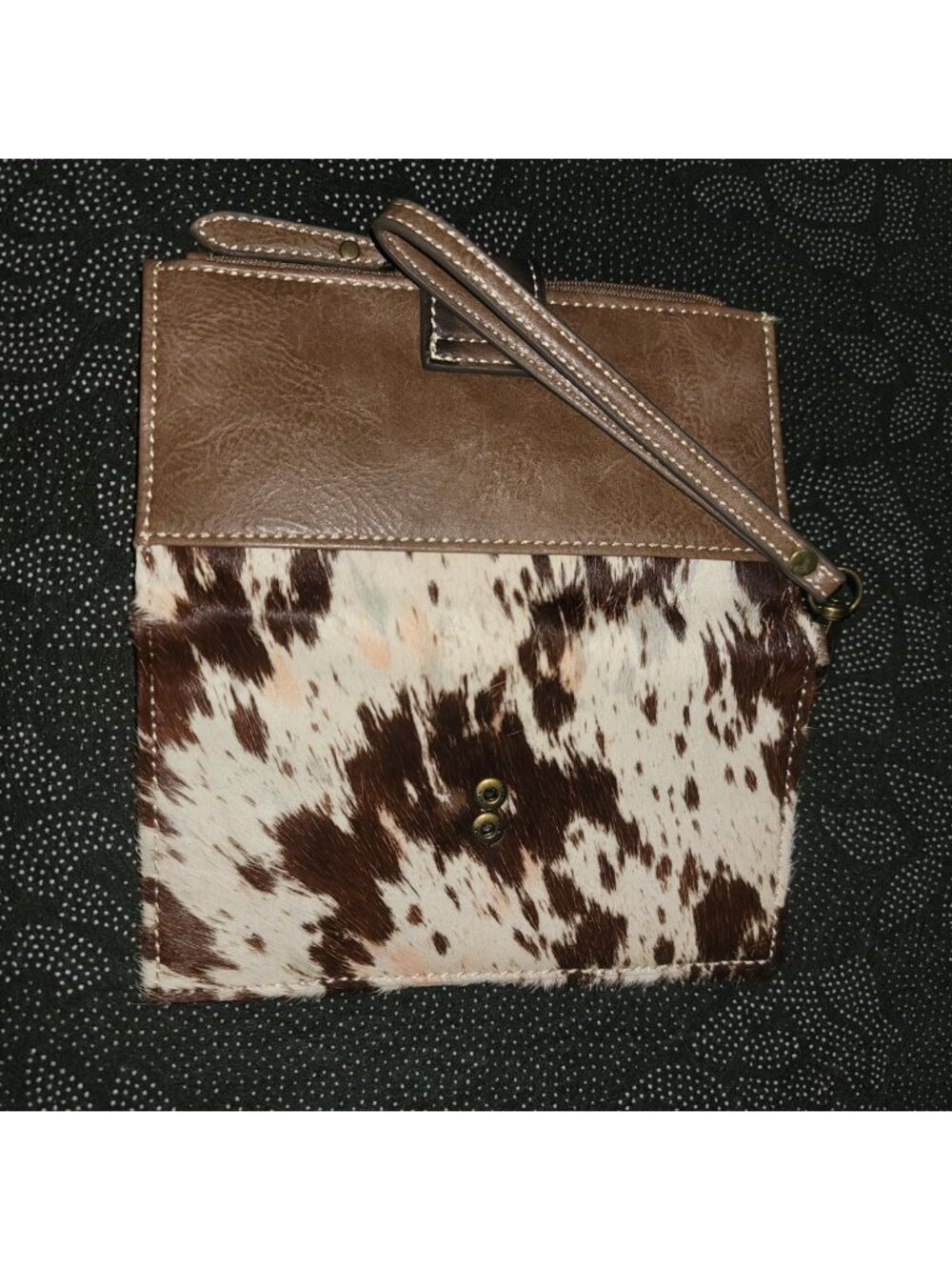 Tony Lama Women's Wallet Bag Leather Brown Western Cowgirl - Picture 4 of 6
